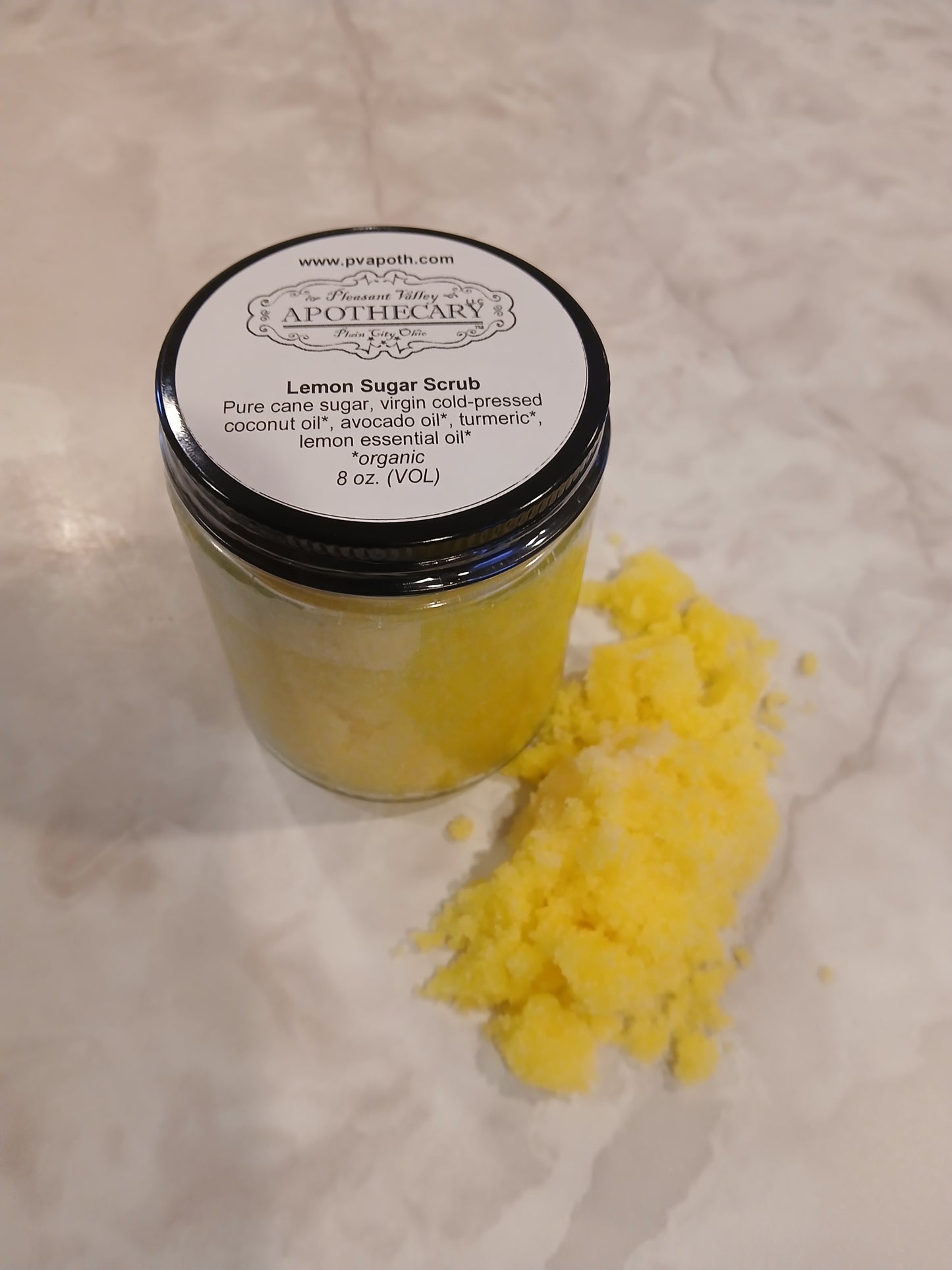 Pleasant Valley Apothecary LLC lemon sugar scrubs