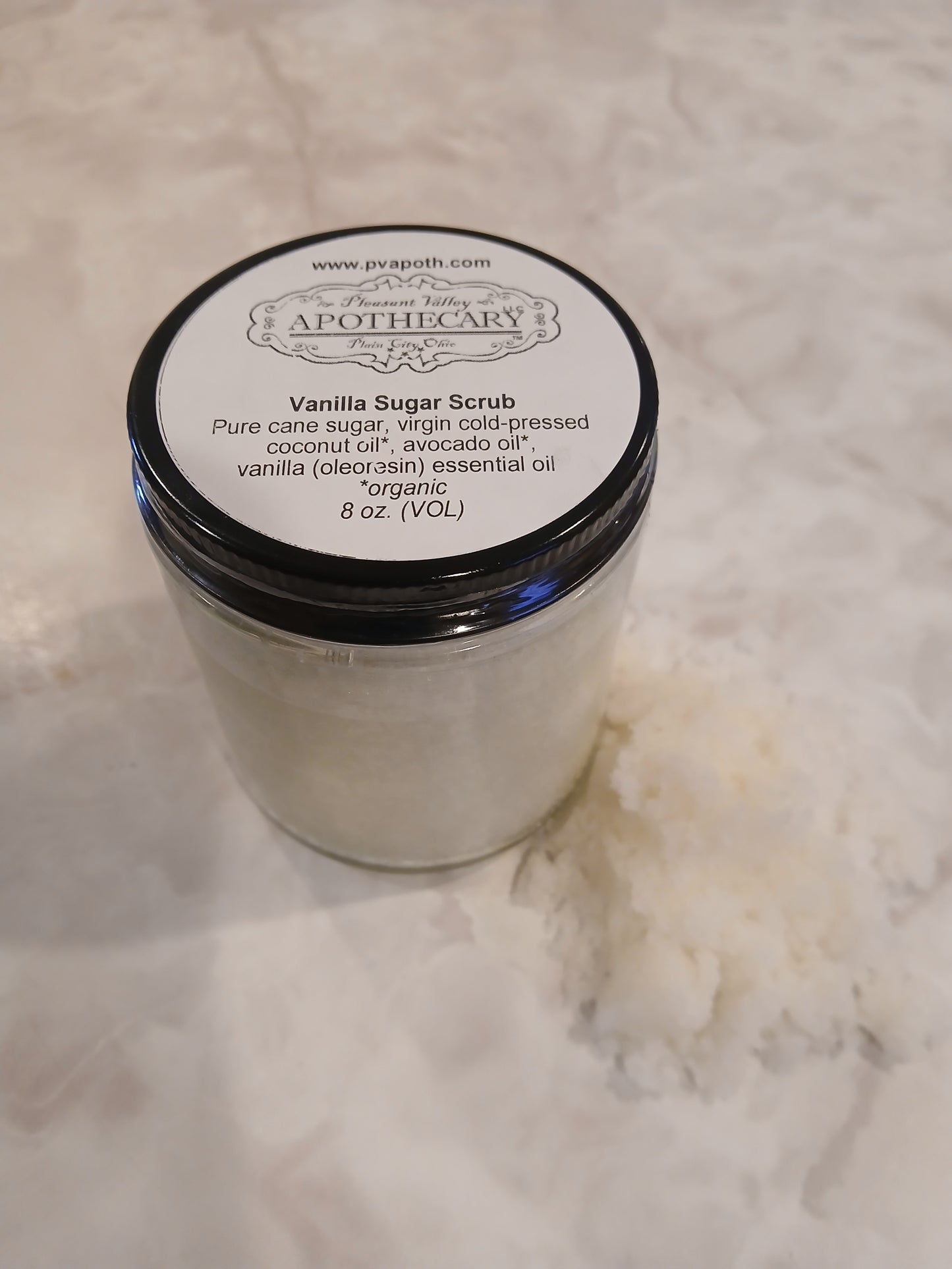 Pleasant Valley Apothecary LLC vanilla sugar scrub